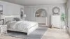 Ashley Furniture B2640/31/36/46/58/56/97 Ashley Furniture B2640/31/36/46/58/56/97 Altyra - 6 Pc. - Dresser, Mirror, Chest, King Panel Bed - White