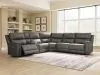 Ashley Furniture PCU12000S5 Ashley Furniture PCU12000S5 Bleckley - 6-Piece Power Reclining Sectional With LAF And RAF Recliners - Anchor