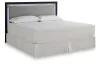 Ashley Furniture PCB1115-58 Ashley Furniture PCB1115-58 Maeling - King Upholstered Panel Headboard - Black / Gray