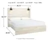 Ashley Furniture B192B28 Ashley Furniture B192B28 Cambeck - King Panel Bed - Whitewash