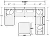 Jackson 3480/75/30/72/28-18 Jackson 3480/75/30/72/28-18 Titan - 3 Piece Sectional With Comfort Coil Seating, 9 Included Accent Pillows And 1 Included Cocktail Ottoman (Left Side Facing Chaise) - Moonstruck