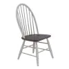 Liberty Furniture 139WH-CD-O7TRS Liberty Furniture 139WH-CD-O7TRS Farmhouse - 7 Piece Trestle Table Set - Two Tone White / Wood Tone
