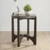 Liberty Furniture 292-OT-O3PCS Liberty Furniture 292-OT-O3PCS Cascade - 3 Piece TableSet (1 Round Cocktail 2 End Tables) - Wirebrush Rustic Brown
