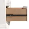 Liberty Furniture 607-BR-FPBDM Summer House - 3 Piece Bedroom Set (Full Panel Bed, Dresser & Mirror) - Oyster White