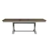 Liberty Furniture 652-DR-6TRES Liberty Furniture 652-DR-6TRES Farmhouse Reimagined - 6 Piece Trestle Set - Antique White / Chestnut Tops