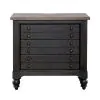Liberty Furniture 615-BR62-B Americana Farmhouse - Bedside Chest With Charging Station - Black