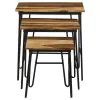 CoasterElevations 935981 Nayeli - 3 Piece Solid Sheesham Wood Nesting Tables - Natural