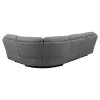 CoasterEssence 600370 Higgins - Upholstered Power Reclining Sectional Sofa - Gray