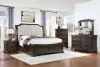 New Classic 00-493B-14C Lyndhurst - 6/6 Eastern King 4 Piece Bedroom Set (Bed, Dresser, Mirror, Chest) - Walnut