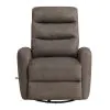 New Classic U2518-14-FBR New Classic U2518-14-FBR Takami - Swivel Recliner - Chocolate Poly