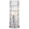 Coaster Fine Furniture 920235 Wanda - Crystal Shade Bedside Table Lamp - Silver