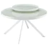 Coaster Fine Furniture 706258-S3 Briggs - 3 Piece Round Coffee And End Table Set - White