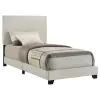 Coaster Fine Furniture 300852T Dorian - Fabric Upholstered Twin Panel Bed - Cream