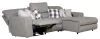 Jackson Furniture Industries 615/06/04/03-38 Jackson Furniture Industries 615/06/04/03-38 Rockport - 3 Piece Power Reclining Sectional With 1 RSF Lay-Back Chaise, 1 Armless Chair And 1 Lay-Flat Recliner - Gray