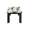 New Classic T3716-3P Strata - Faux Marble 3 Piece Occasional Set (1 Coffee & 2 End Tables) - Black / White