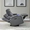 Liberty Furniture 7019BG-22P Chapman - Loveseat With Console P2 & ZG - Aline Blue Gray