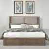 Liberty Furniture 306-BR-KSH Liberty Furniture 306-BR-KSH South Bend - King Shelter Bed - Burnished Clay