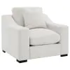 Coaster Fine Furniture 552093 Ashlyn - Fabric Upholstered Track Arm Accent Chair - Sand