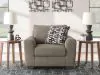 Benchcraft® 30204/38/35/23/14 Benchcraft® 30204/38/35/23/14 Triston-Peaks - 4 Pc. - Sofa, Loveseat, Chair And A Half, Ottoman - Suede