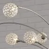 Ashley Furniture L725089 Winter - Metal Arc Lamp  - Silver Finish