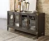 Ashley Furniture D984-60 Burkhaus - Dining Room Server - Dark Brown