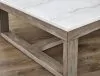 Ashley Furniture T789-1 Loyaska - Rectangular Cocktail Table - Brown / Ivory