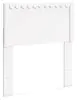Ashley Furniture EB1810-155 Hallityn - Twin Panel Headboard - White