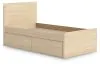 Ashley Furniture EB9632B10 Ashley Furniture EB9632B10 Onita - Twin Panel Platform Bed With 1 Side Storage - Natural