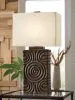 Ashley Furniture L235964 Heathbury - Paper Table Lamp - Antique Brown