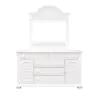 Liberty Furniture 607-BR-DM Summer House - Dresser & Mirror - White