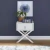 Liberty Furniture 2030WH-AT1922 Liberty Furniture 2030WH-AT1922 East End - 1 Drawer Accent Table - Wirebrushed White