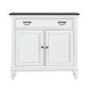 Liberty Furniture 417-AC42 Allyson Park - Accent Hall Console - Wirebrushed White / Charcoal