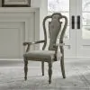 Liberty Furniture 244N-C2501A Liberty Furniture 244N-C2501A Magnolia Manor - Splat Back Upholstered Arm Chair - Weathered Bisque