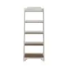 Liberty Furniture 244-BK201 Magnolia Manor - Leaning Pier Bookcase - Antique White