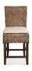 Riverside Furniture 36967 Mix-N-Match Chairs - Woven Counter Upholstered Stool (Set of 2) - Hazelnut