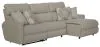 Jackson Furniture Industries 626/16/14/13-46 Jackson Furniture Industries 626/16/14/13-46 McPherson - 3 Piece Power Reclining Sectional With 1 RSF Lay-Back Chaise And 1 Lay-Flat Recliner - Beige