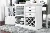 Furniture of America CM3390PT-TABLE Sutton - Counter Height Table - Antique White