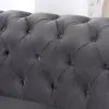 Furniture of America FOA6475DG-LV-PK Castellon - Loveseat - Dark Gray
