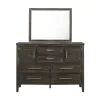 New Classic 00-677B-DM New Classic 00-677B-DM Andover - Dresser & Mirror - Nutmeg