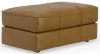 Jackson Furniture Industries 240610-1273/16-3073/16 Corvara - Top Grain Italian Leather Match Ottoman - Caramel