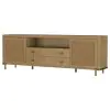 Coaster Fine Furniture 720253 Arini - Rattan Cane 2-Door TV Stand Media Console - Sand Wash