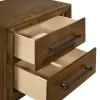 New Classic B0182-040 Ballard - 2 Drawer Nightstand - Walnut