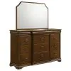 Coaster Fine Furniture 205303M Garland - 11-Drawer Bedroom Dresser With Mirror - Brown Cherry