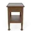 Riverside Furniture 61712 Riverside Furniture 61712 Calhoun - Chairside Table - Whiskey Oak