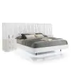New Classic 00-1840-300NS New Classic 00-1840-300NS Europa - 5/0 Queen Bed With 2 Nightstands & Panels - White