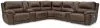 Ashley Furniture U71604S7 Ashley Furniture U71604S7 Dunleith - 7-Piece Power Reclining Sectional With 2 Storage Consoles - Chocolate