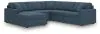 Ashley Furniture 92121S67 Ashley Furniture 92121S67 Modmax - 5-Piece Sectional With Laf Corner Chaise, With Raf Corner Chair - Ink