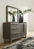 Ashley Furniture B786/31/36/58/56/97 Arkenton - 5 Pc. - Dresser, Mirror, King Panel Bed - Grayish Brown