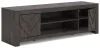Ashley Furniture W3789-68 Ashley Furniture W3789-68 Cayboni - LG TV Stand With Fireplace Option - Black