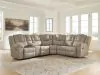 Ashley Furniture PC69205S1 Ashley Furniture PC69205S1 Pearce-Pike - 3-Piece Reclining Sectional With LAF Reclining Loveseat With Console - Birch
